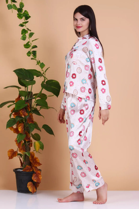donut Soft Button Down Pajamas