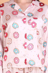 donut Soft Button Down Pajamas