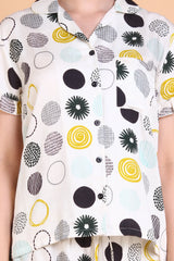 Shorts frill PJ sleep set