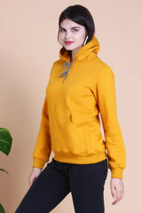 Sunshine Glow Woolen Hoodie
