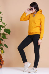 Sunshine Glow Woolen Hoodie