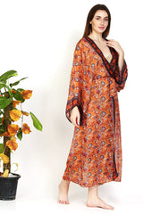 Kimono maxi dress