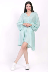 Aqua Blue Lightweight Dress