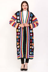 Boho Chic Delight Crochet Cardigan