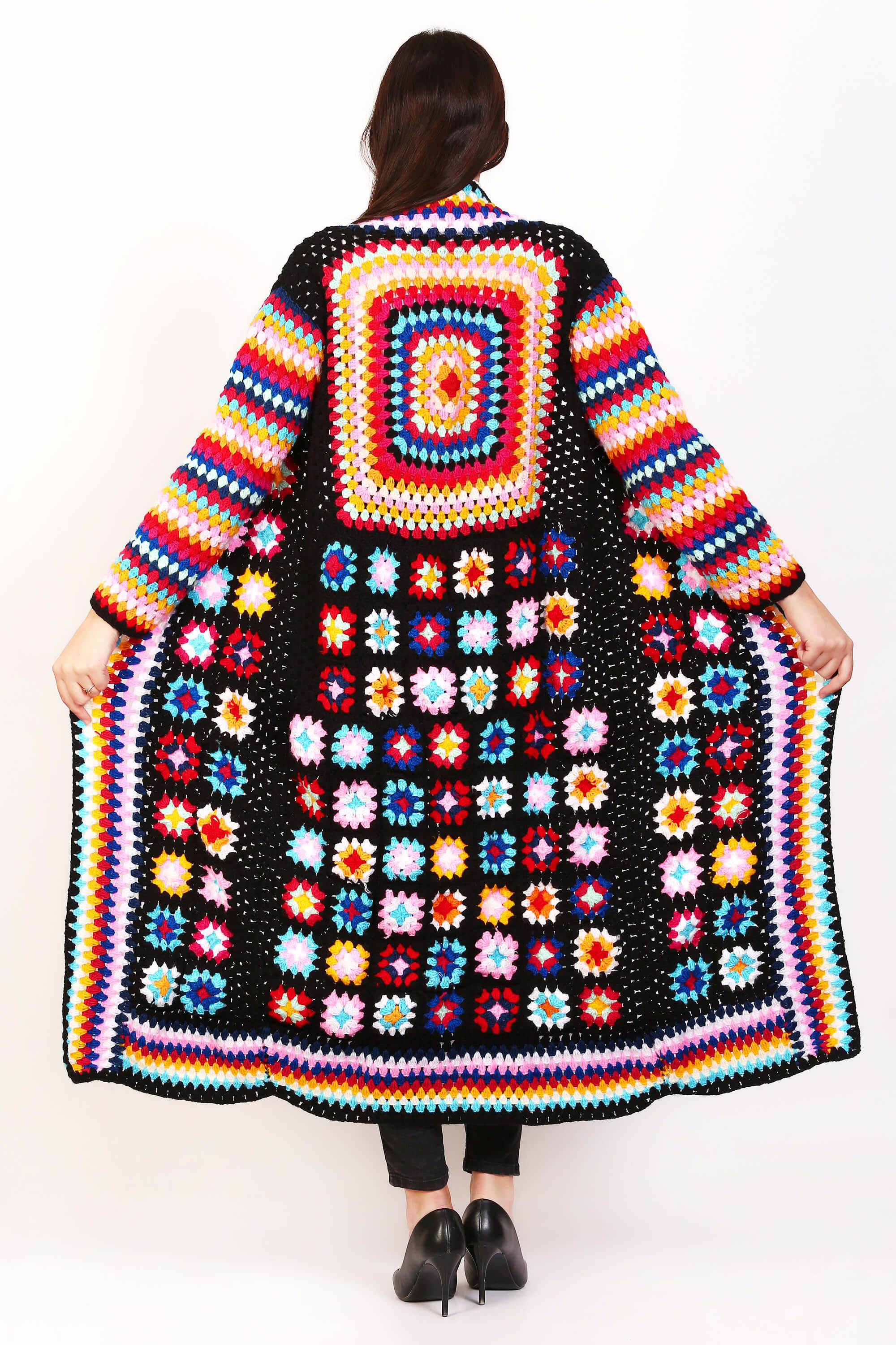 Boho Chic Delight Crochet Cardigan