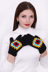 Granny Square Gloves