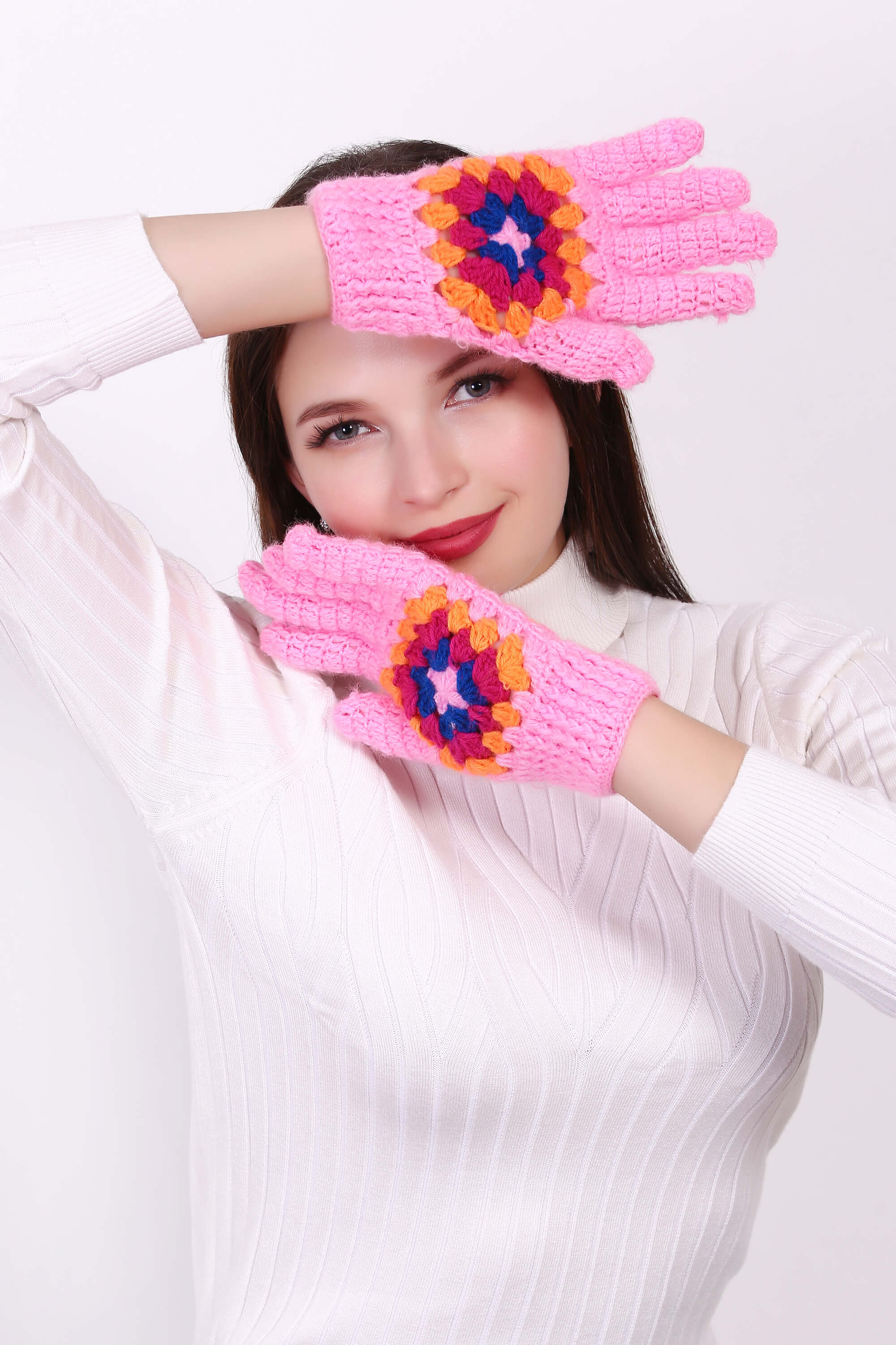 Granny Square Magic Gloves