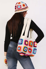 Cozy Granny Bag with Cap & Gloves