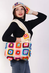 Cozy Granny Bag with Cap & Gloves