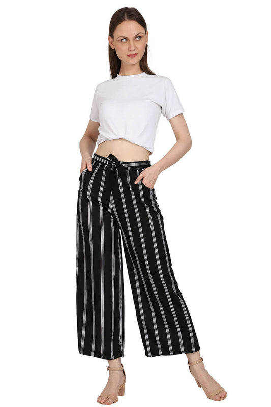 Monochrome Elegance Trouser