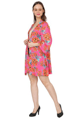 Beach Style Floral Kimono