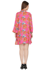 Beach Style Floral Kimono