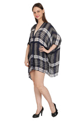 Beach Ready Chequer Kimono