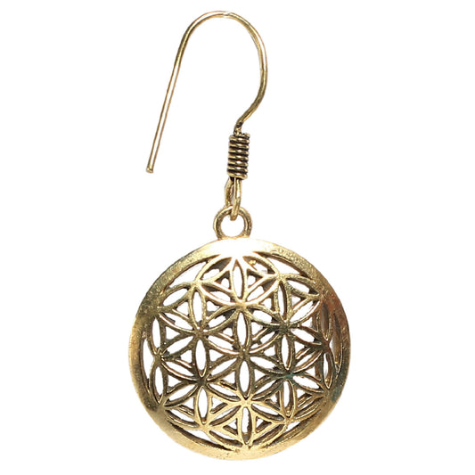 Flower of Life Dangle Earrings