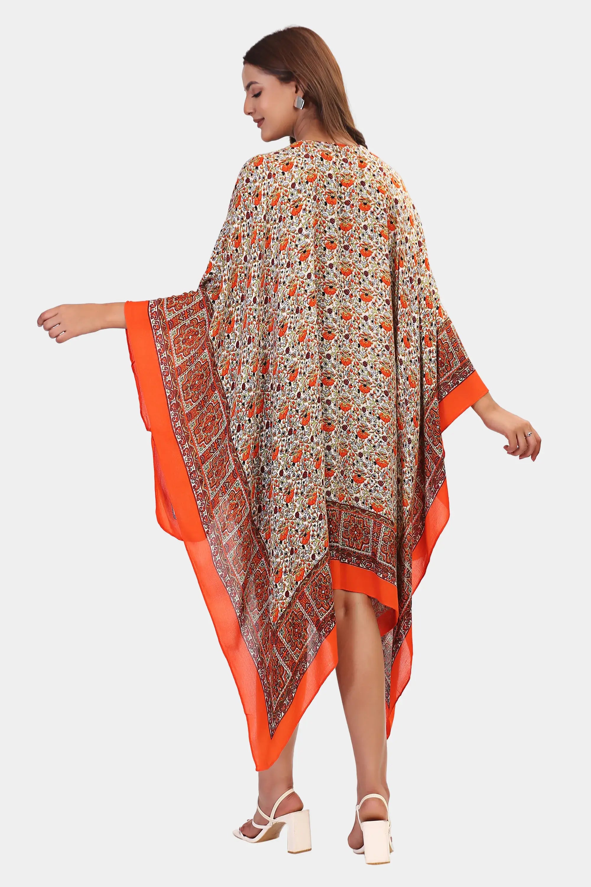 Tapestry Print Kimono