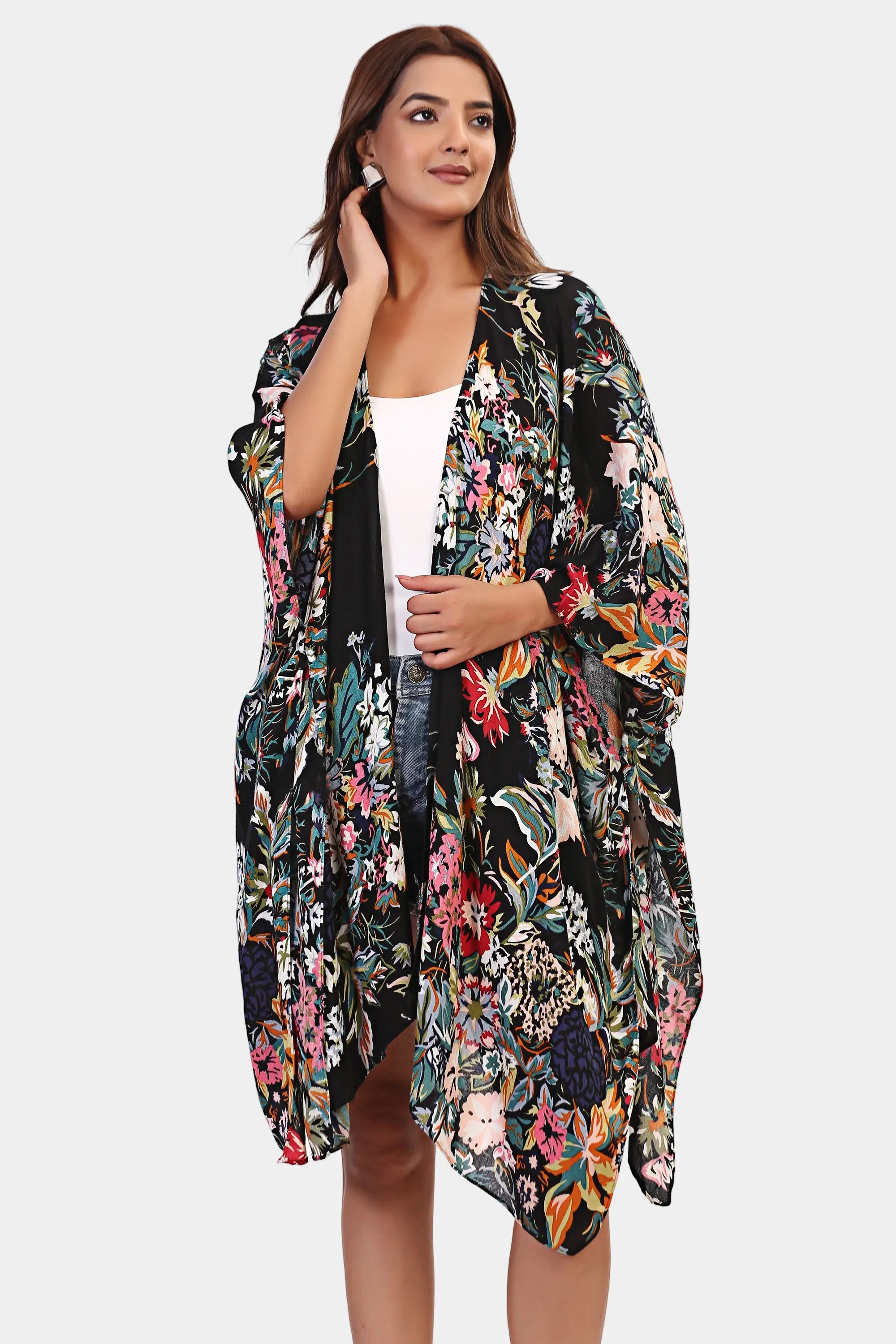 Flowy Floral Kimono
