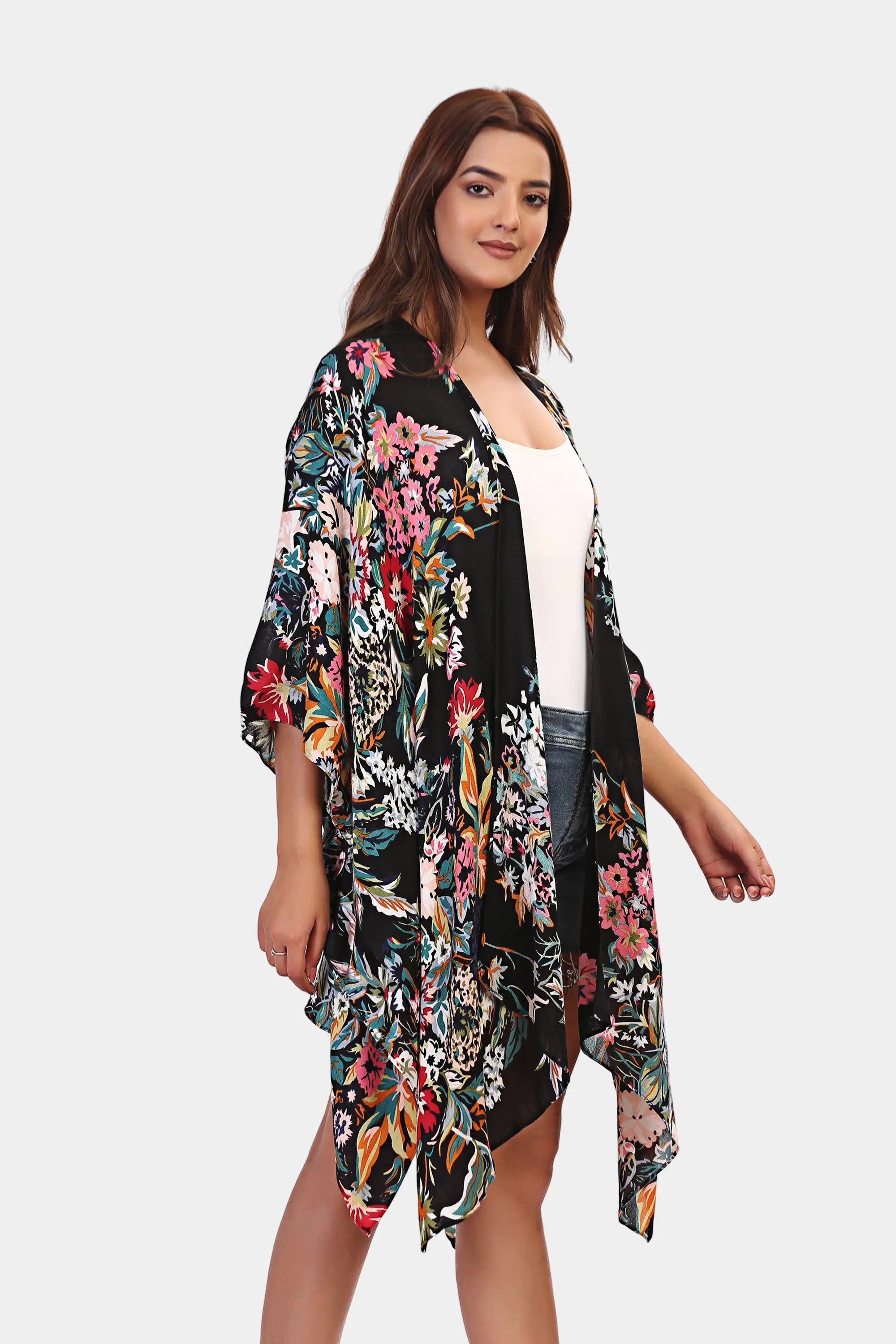 Flowy Floral Kimono
