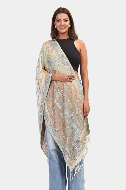 Dusky Dreams Jacquard Scarf