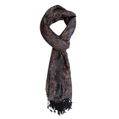 Elegant Fusion Paisley Jacquard Scarf