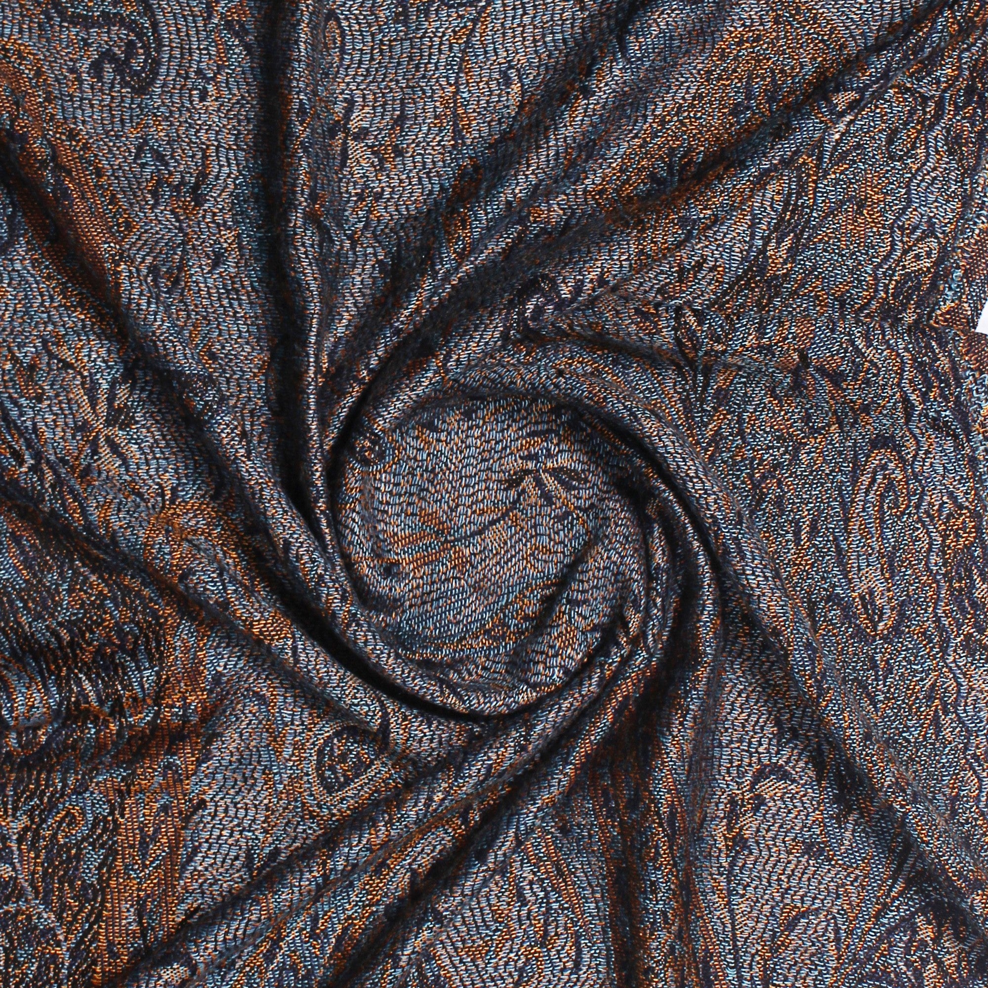 Elegant Fusion Paisley Jacquard Scarf