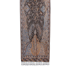 Elegant Fusion Paisley Jacquard Scarf