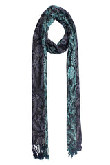 Enchanting Forest Nights Paisley Scarf