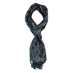 Enchanting Forest Nights Paisley Scarf