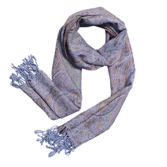 Lavender Dreams Earthy Paisley  Scarf