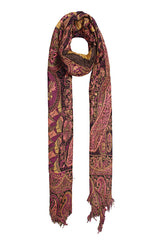 Vibrant Garden Dreams Jacquard Scarf