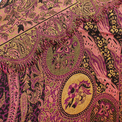 Vibrant Garden Dreams Jacquard Scarf