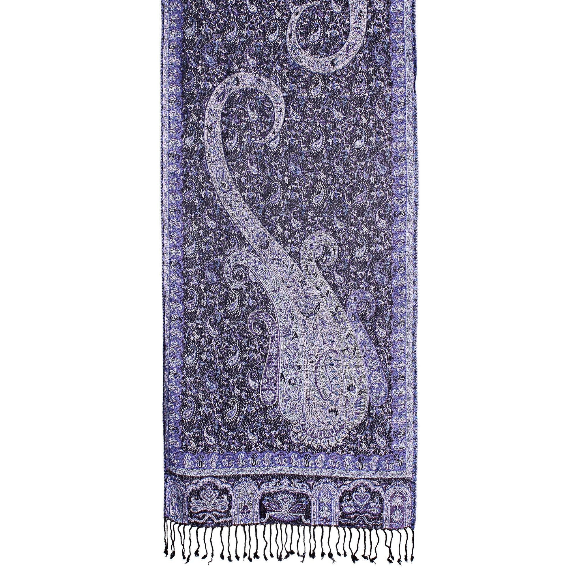 Elegant Harmony Paisley Jacquard Scarf