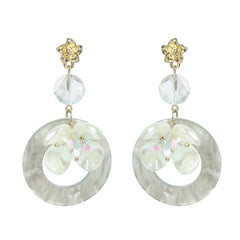 Blossom Round Petal Earrings