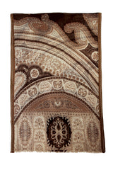 Classic Brown Printed Scarf