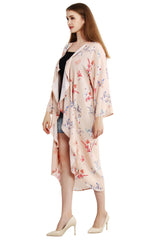 Blooms in Motion High-Low Kimono