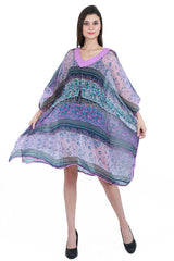 Elegant Women's Floral  Lace Kaftan