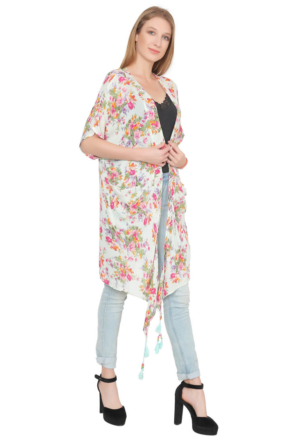 Floral Cover-Up Kimono