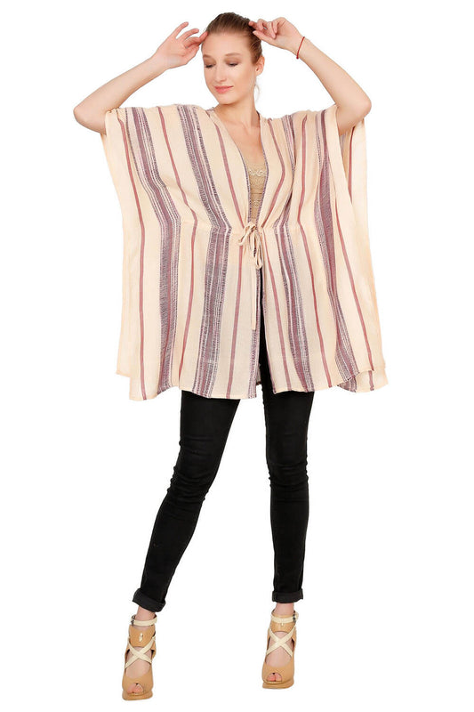 Front Tie Kimono
