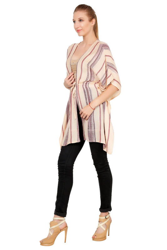 Front Tie Kimono
