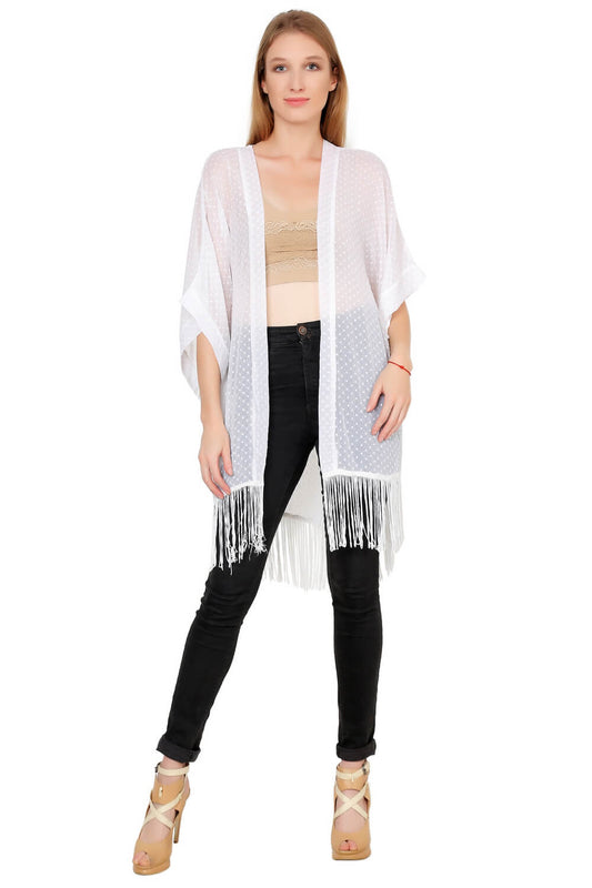 Swiss Dot Kimono