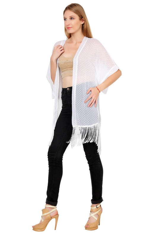 Swiss Dot Kimono