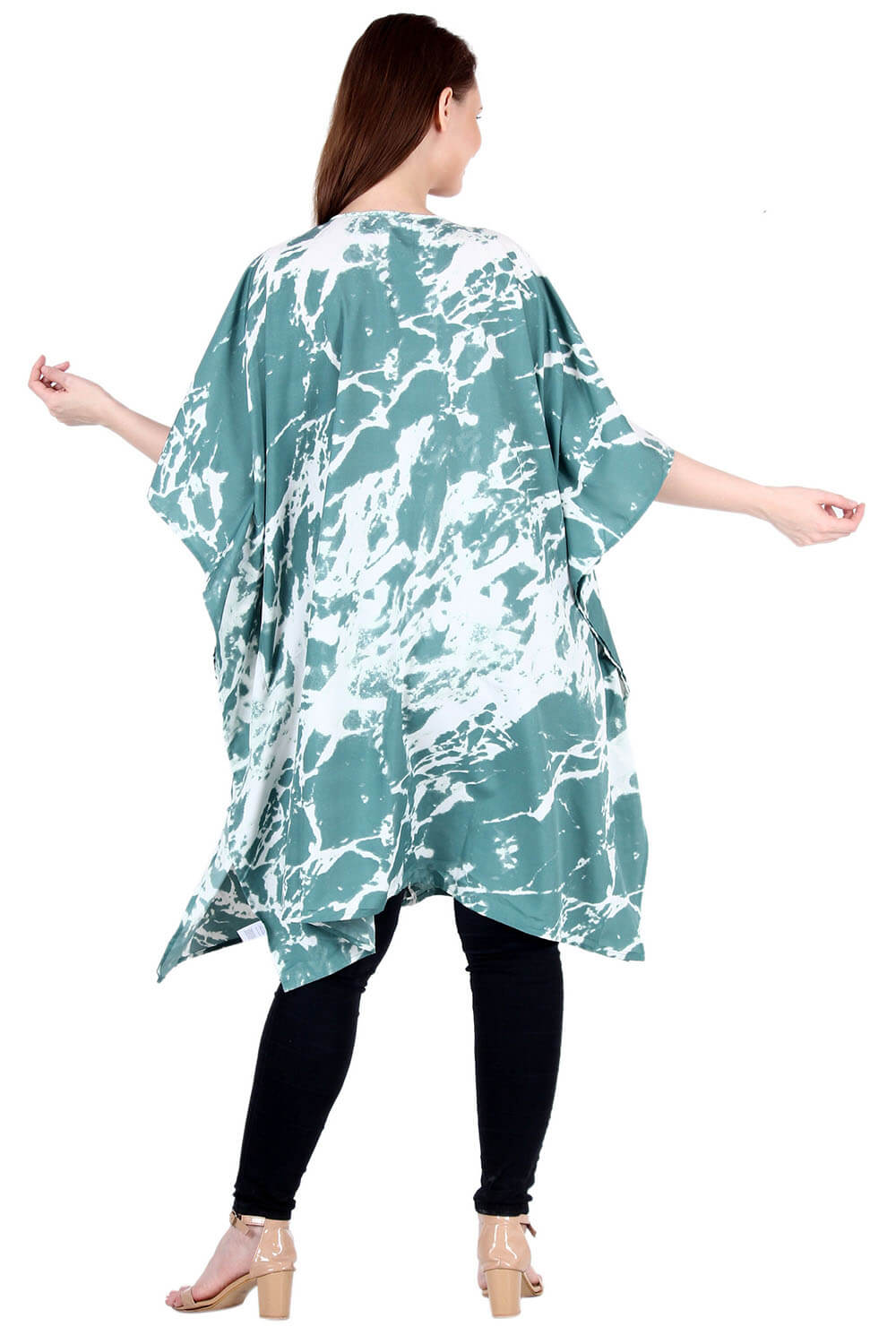 Seaside Swirls Tie Dye Kimono