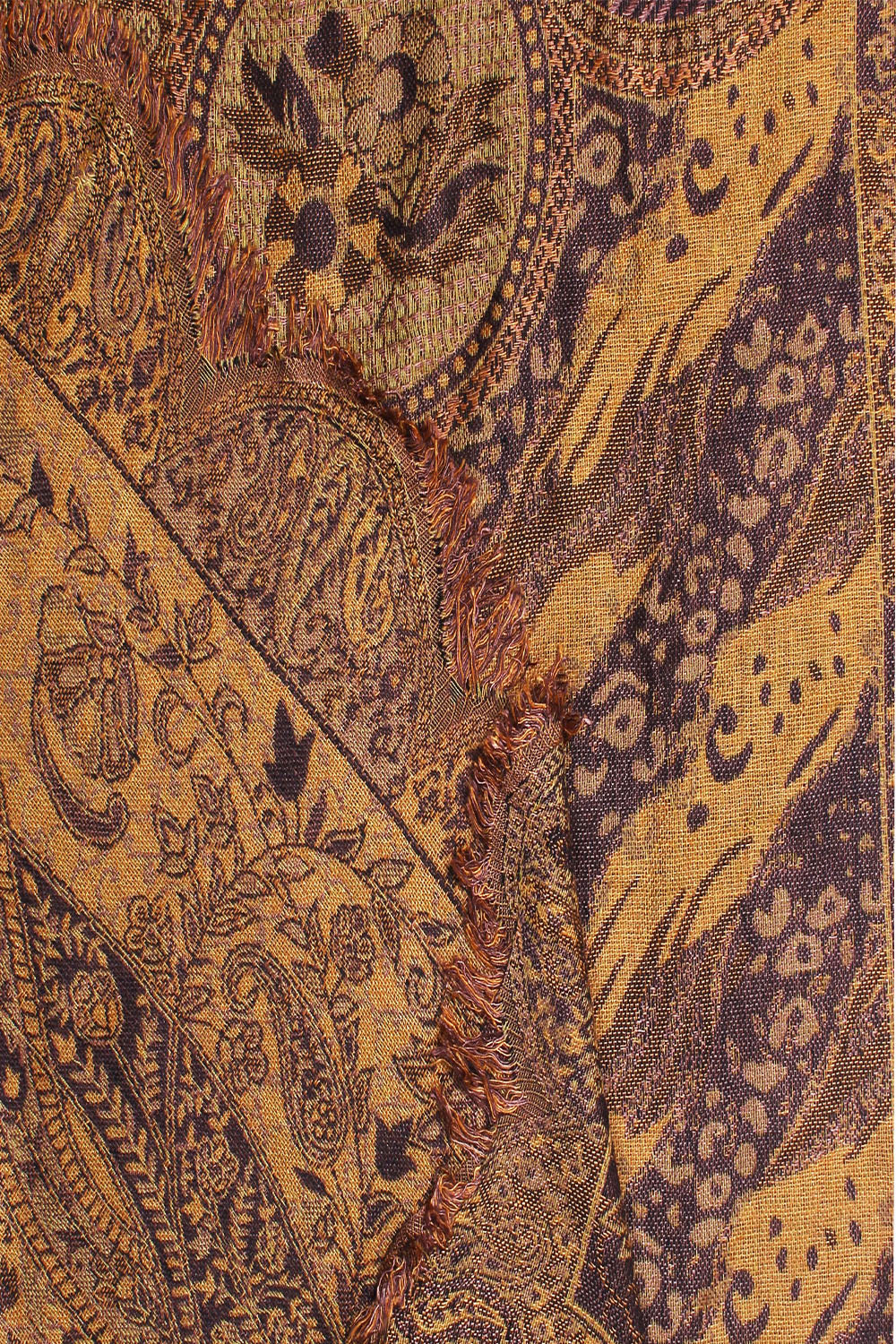 Rustic Elegance Paisley Jacquard Scarf