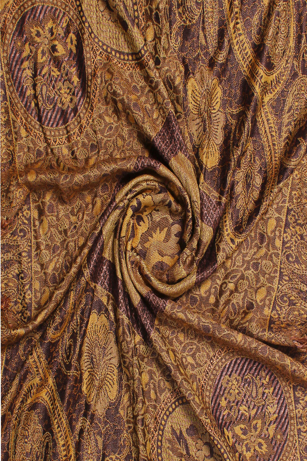 Rustic Elegance Paisley Jacquard Scarf