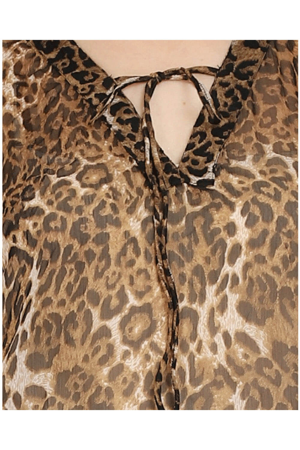 Versatile Brown Leopard Kaftan