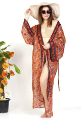 Kimono maxi dress