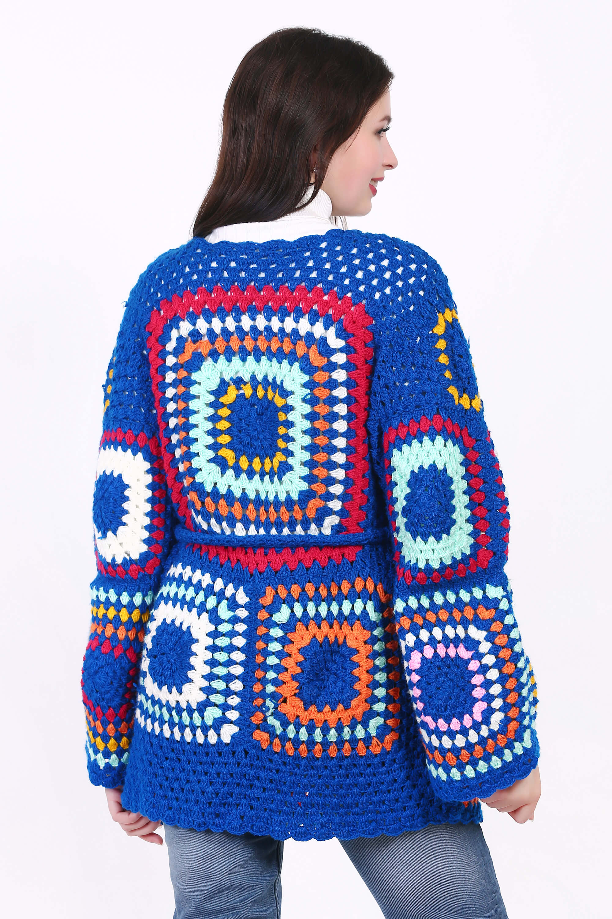 Crochet Carnival Short Cardigan