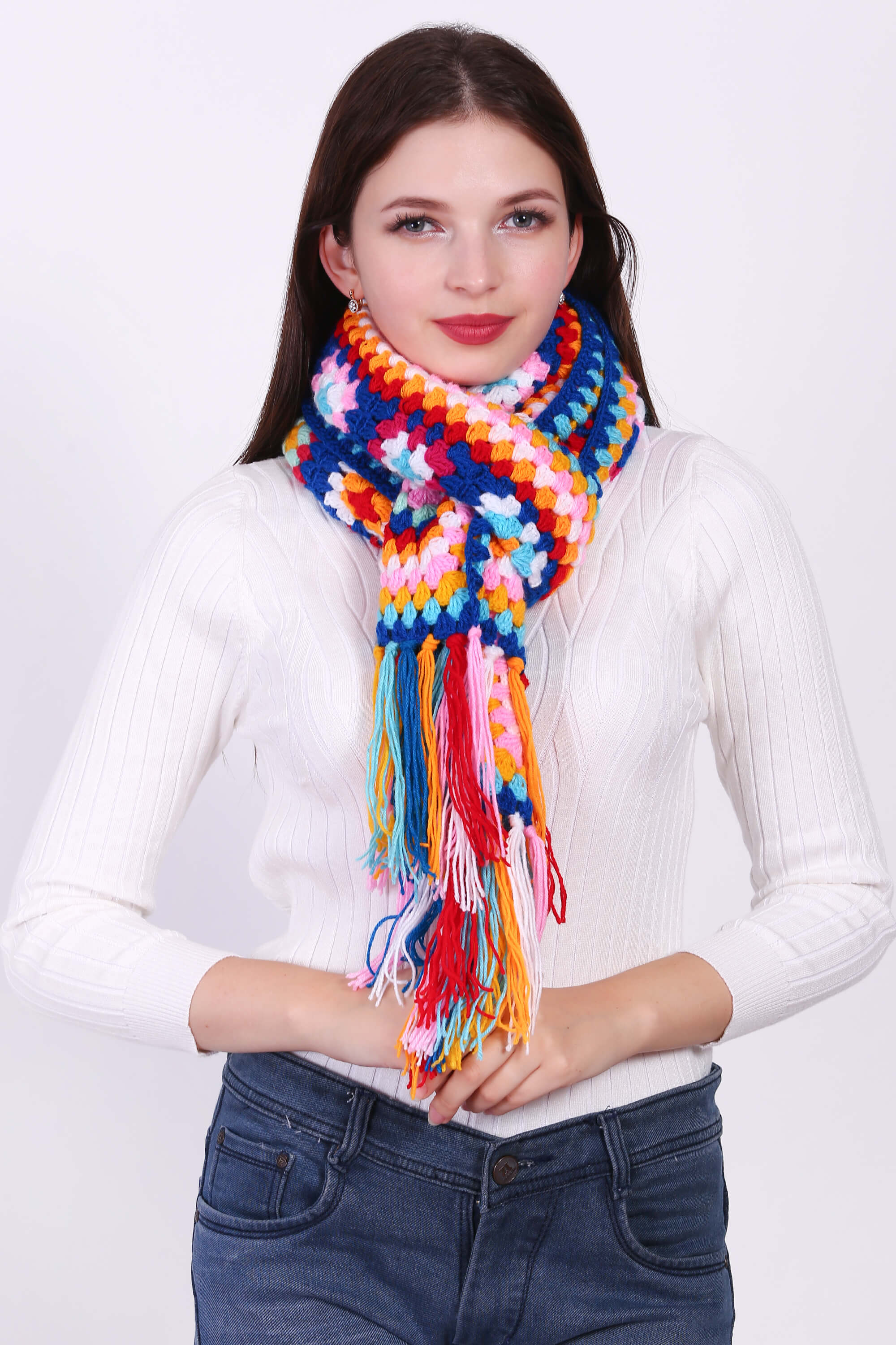 Wrap & Roll Woolen Scarf