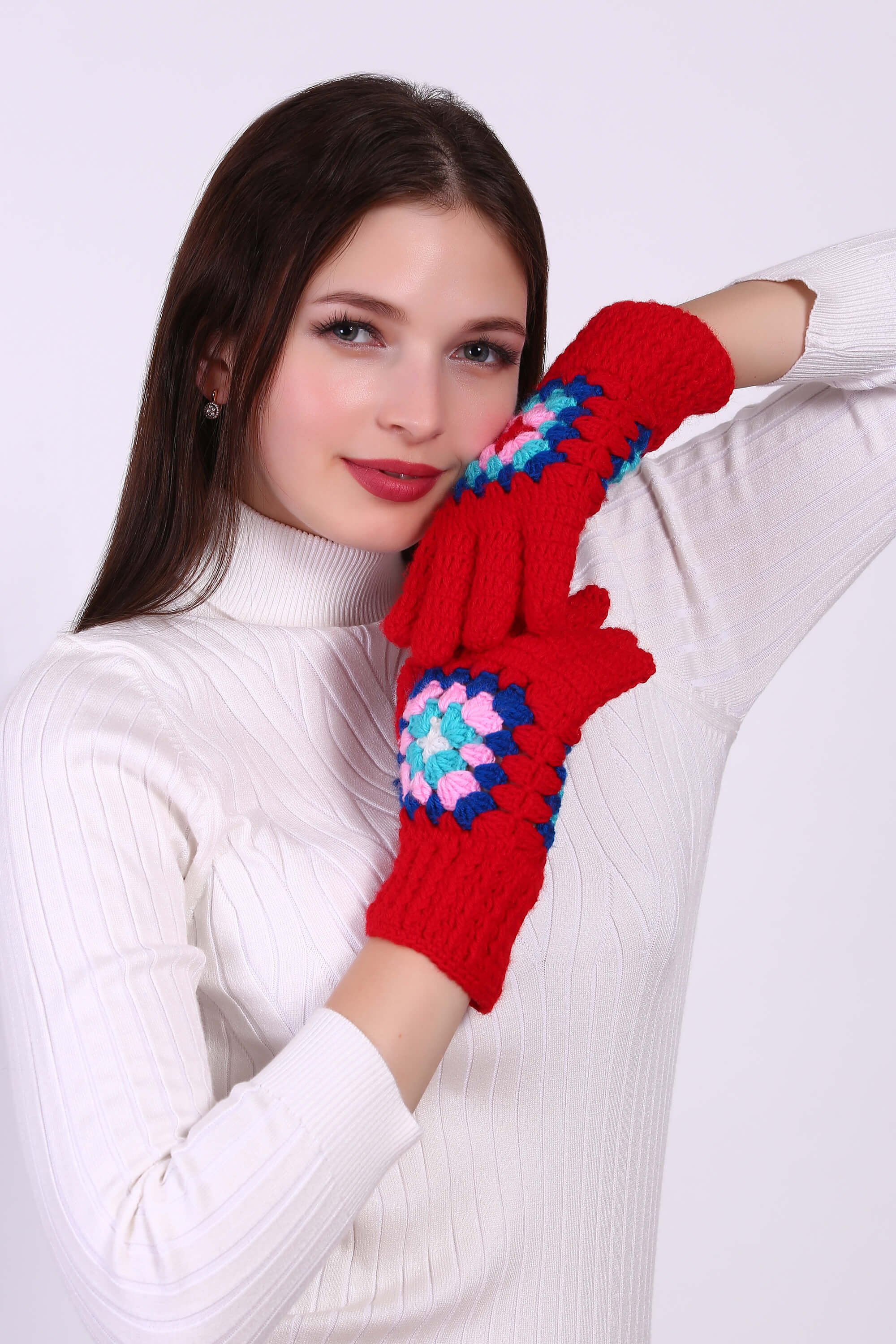 Classic Granny Square Gloves