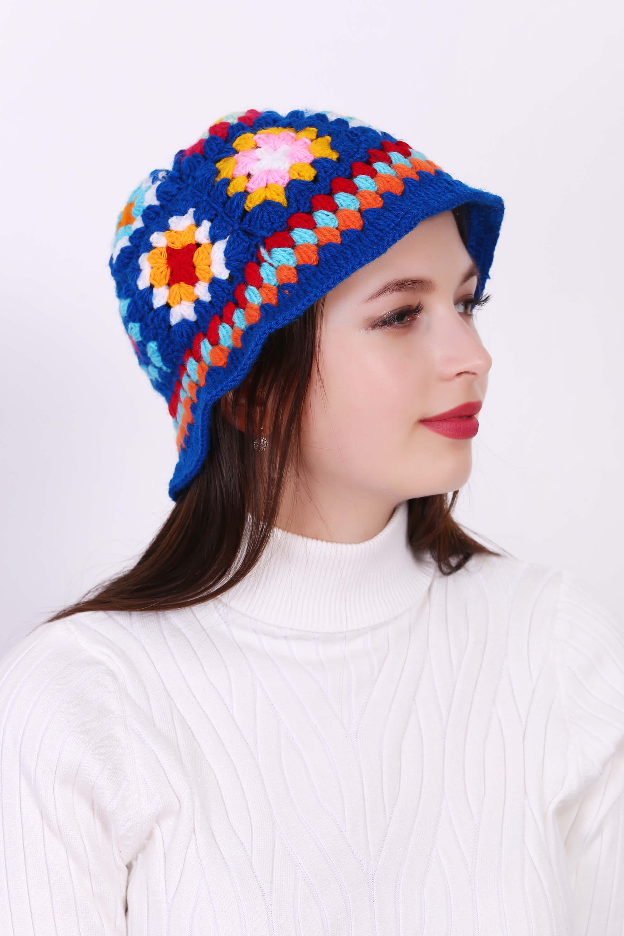 Charming Granny Crochet Cap